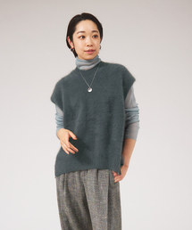 qualite | 【アンサンブル対応】ラクーンフォックスニットノースリーブ(ニット/セーター)