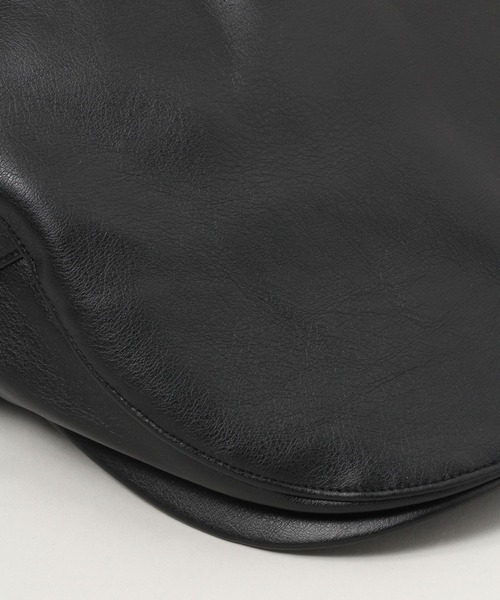 RAGEBLUE(レイジブルー)の「シンセティックレザー/ハンチングキャップ(ハンチング/ベレー帽・メンズ・ブラック・FREE)」の6枚目の写真