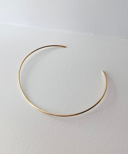 tone（トーン）の「【ECRu.】スリム　メタル　チョーカー/ネックカフ（チョーカー・レディース・ゴールド/シルバー・FREE）」の7枚目の写真