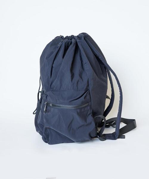 WEGO（ウィゴー）の「WEGO/【一部店限定】ドロストデザインリュック（バックパック/リュック・レディース・オフホワイト/ブラック・FREE）」の8枚目の写真