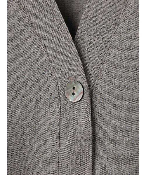 mizuiroind（ミズイロインド）の「mizuiro ind Vネックカーディガン（カーディガン/ボレロ・レディース・チャコールグレー/ブラック/グレー・FREE）」の11枚目の写真