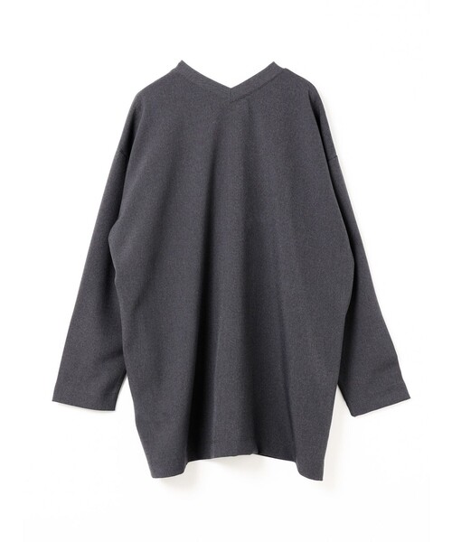 mizuiroind（ミズイロインド）の「mizuiro ind Vネックカーディガン（カーディガン/ボレロ・レディース・チャコールグレー/ブラック/グレー・FREE）」の20枚目の写真