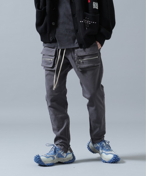 WEB&DEPOT限定】DankeSchon/ダンケシェーン/STRETCH TWILL FLAP POCKET