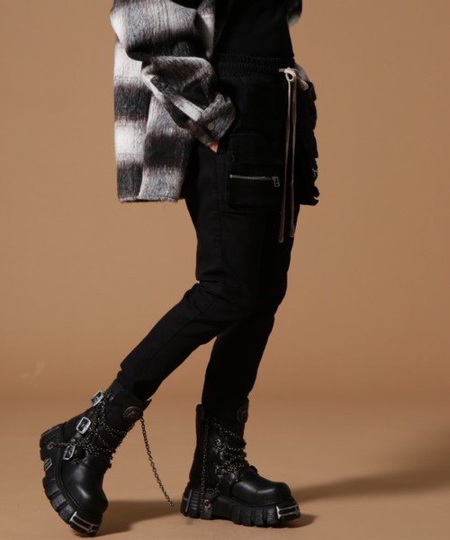 DankeSchonダンケシェーンSTRETCHTWILLOUTZIPPANTS WEB&DEPOT限定】DankeSchon/ダンケシェーン/STRETCH TWILL FLAP
