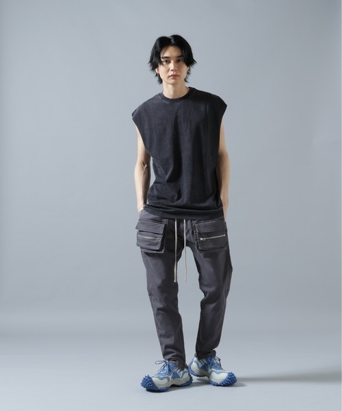 WEB&DEPOT限定】DankeSchon/ダンケシェーン/STRETCH TWILL FLAP POCKET