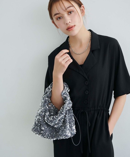 開襟シャツオールインワン（つなぎ/オールインワン）｜Edit Sheen