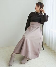 MAJESTIC LEGON | ☆ステッチフレアスカート(スカート)