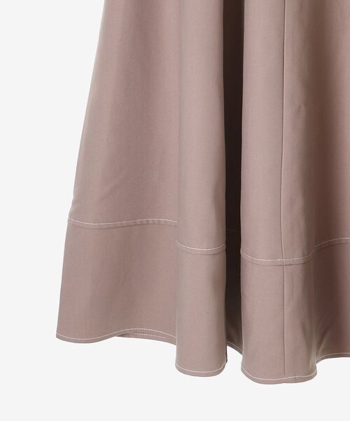 MAJESTIC LEGON（マジェスティックレゴン）の「【WEB限定XSサイズあり】ステッチフレアスカート（スカート・レディース・ベージュ/モカ/ブラック/ボルドー/ネイビー・SMALL/MEDIUM/X-SMALL）」の16枚目の写真