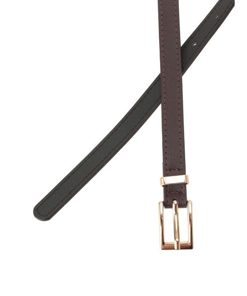 RESEXXY（リゼクシー）の「ベーシックナローベルト（ベルト・レディース・ブラウン/ブラック/モカ・FREE）」の8枚目の写真