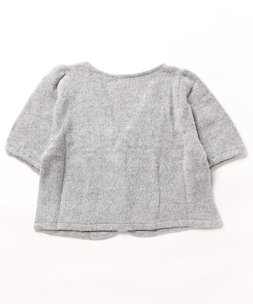 flower（フラワー）の「スウィートハーフニット（ニット/セーター・レディース・グレー/ホワイト/ピンク・FREE）」の4枚目の写真