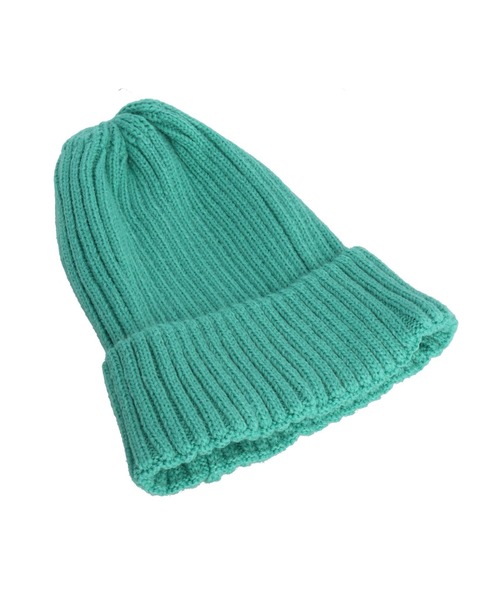 anap mimpi（アナップミンピ）の「リブニット帽（ニットキャップ/ビーニー・レディース・ブラック/ターコイズブルー/ベージュ・FREE）」の20枚目の写真