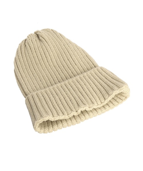 anap mimpi（アナップミンピ）の「リブニット帽（ニットキャップ/ビーニー・レディース・ブラック/ターコイズブルー/ベージュ・FREE）」の19枚目の写真