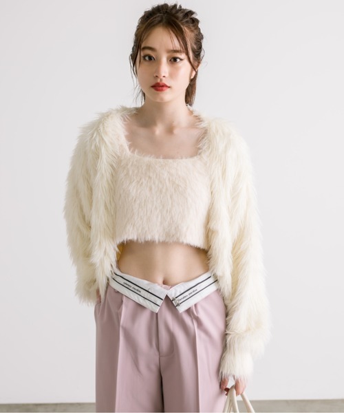 OLIVE des OLIVE（オリーブデオリーブ）の「ふわふわニット