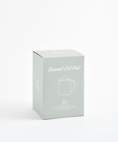BRUNO（ブルーノ）の「ホーローオイルポット 1.0L（キッチンツール・レディース・グレイッシュベージュ/ブルー系その他・ﾌﾘ-）」の4枚目の写真