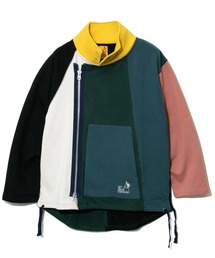 空紡糸裏毛 CRAZY BIG ZIP スタンドジャケット