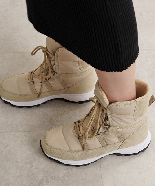 ALETTA（アレッタ）の「防水 あったか ウインター レインブーツ（レインシューズ・レディース・ブラック/ベージュ/グレー・M/L/LL/S）」の16枚目の写真