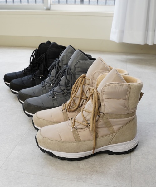 ALETTA（アレッタ）の「防水 あったか ウインター レインブーツ（レインシューズ・レディース・ブラック/ベージュ/グレー・M/L/LL/S）」の18枚目の写真