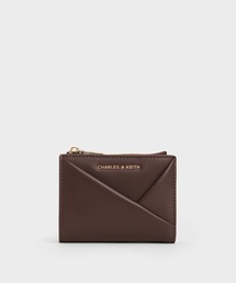 CHARLES & KEITH(チャールズ & キース)のMidori ミドリ ジオメトリックトップジップウォレット(財布)