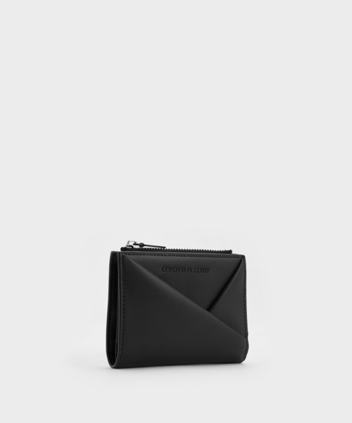CHARLES & KEITH(チャールズ & キース)の「Midori ミドリ ジオメトリックトップジップウォレット(財布・レディース・スミクロ/クリーム/ブラウン系その他/ワインレッド/ブラウン系その他7/チョコ・XXS)」の14枚目の写真