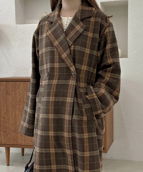 apres jour clair(アプレジュールクレア)の「【apres jour clair】アソートチェスターコート【ZOZOTOWN限定アイテム】(チェスターコート・レディース・ベージュ/ボルドー/ブラウン系その他/杢グレー・フリー/X-LARGE)」の19枚目の写真