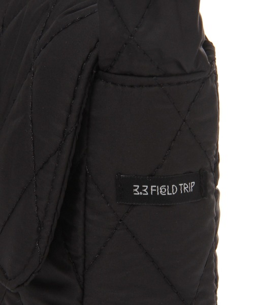 3.3 Field Trip (3.3フィールドトリップ)の「3.3 Field Trip/PADDING BAG 2982269(ショルダーバッグ・レディース・ブラック/アイボリー・FREE)」の16枚目の写真