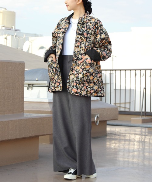 ジャケット・アウター THE SHINZONE CHINA JACKET(FLOWER) 楽天市場】ザ シンゾーン チャイナジャケット(花柄) THE SHINZONE