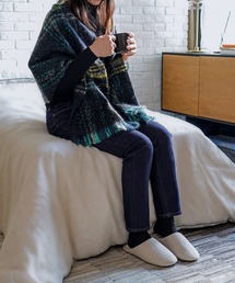 TIMELESS COMFORT | PIERRE QUIOC（ピエールキオック） Macaron Maestro Etole56x180 BK(マフラー)