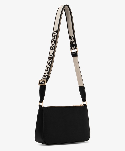 MICHAEL KORS（マイケルコース）の「JET SET TRAVEL クロスボディ ウィズ テックアタッチ スモール（ショルダーバッグ・レディース・ブラック・FREE）」の6枚目の写真