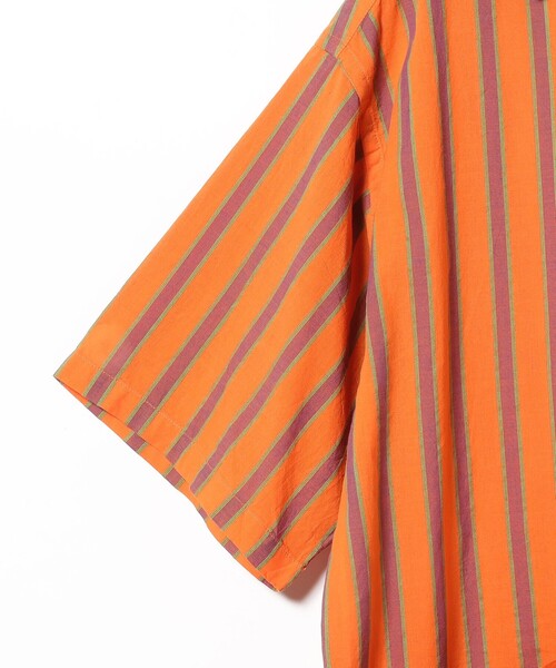 BEAMS（ビームス）の「BEAMS / ストライプ オープンカラー シャツ（シャツ/ブラウス・メンズ・レッド系その他7/オレンジ・S/M/L/XL）」の22枚目の写真