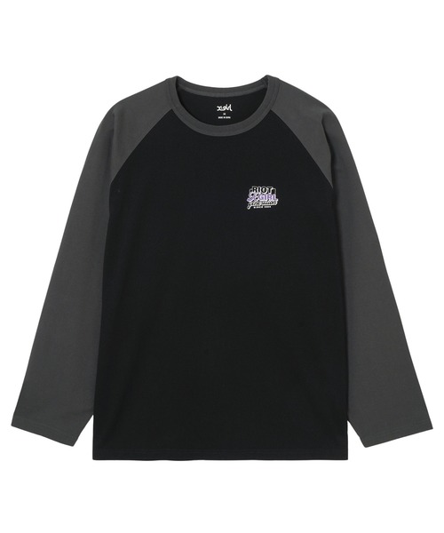 X-girl(エックスガール)の「DOUBLE LOGO B/B BIG TEE(Tシャツ/カットソー・レディース・ホワイト/ピンク/ブラック・M/S)」の4枚目の写真