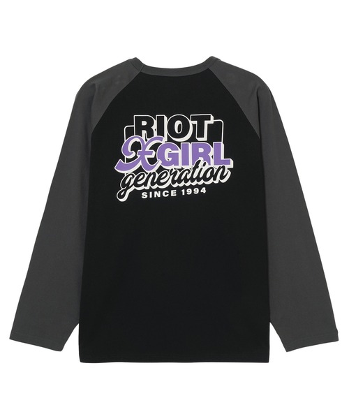 X-girl(エックスガール)の「DOUBLE LOGO B/B BIG TEE(Tシャツ/カットソー・レディース・ホワイト/ピンク/ブラック・M/S)」の22枚目の写真