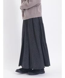 Samansa Mos2 | 柄アソート前後2WAYギャザースカート(スカート)