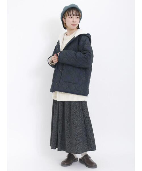 Samansa Mos2（サマンサ モスモス）の「柄アソート前後2WAYギャザースカート（スカート・レディース・ベージュ/ミント/ブラック/ピンク・F）」の16枚目の写真