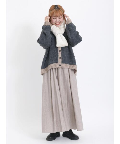 Samansa Mos2（サマンサ モスモス）の「柄アソート前後2WAYギャザースカート（スカート・レディース・ベージュ/ミント/ブラック/ピンク・F）」の20枚目の写真