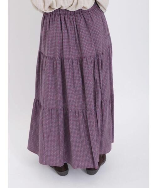 Samansa Mos2（サマンサ モスモス）の「柄アソート前後2WAYギャザースカート（スカート・レディース・ベージュ/ミント/ブラック/ピンク・F）」の22枚目の写真