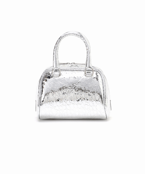 CHRISTIAN VILLA（クリスチャンヴィラ）の「【CHRISTIAN VILLA】ミニボストン（ハンドバッグ・レディース・シルバー・FREE）」の5枚目の写真
