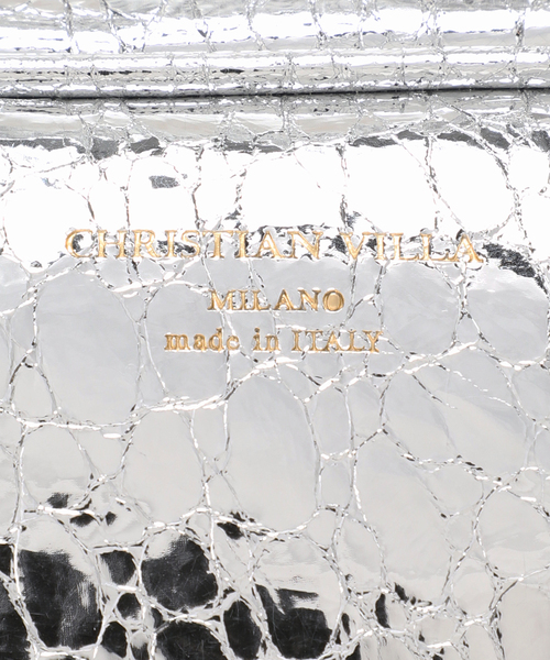 CHRISTIAN VILLA（クリスチャンヴィラ）の「【CHRISTIAN VILLA】ミニボストン（ハンドバッグ・レディース・シルバー・FREE）」の7枚目の写真