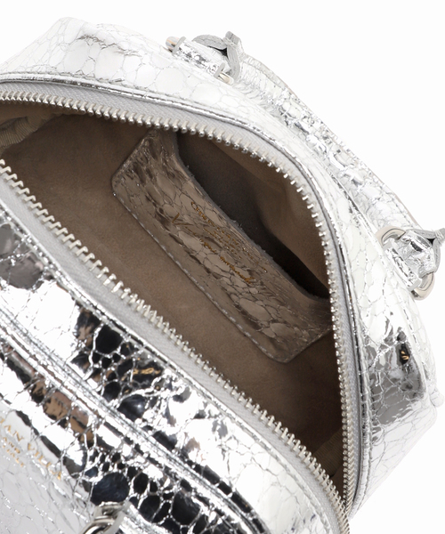 CHRISTIAN VILLA（クリスチャンヴィラ）の「【CHRISTIAN VILLA】ミニボストン（ハンドバッグ・レディース・シルバー・FREE）」の12枚目の写真