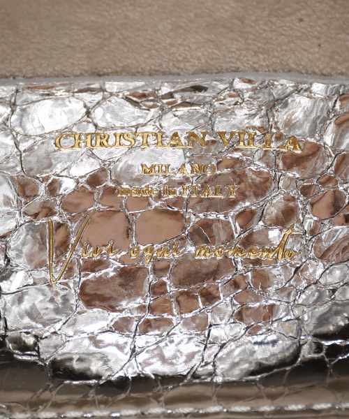 CHRISTIAN VILLA（クリスチャンヴィラ）の「【CHRISTIAN VILLA】ミニボストン（ハンドバッグ・レディース・シルバー・FREE）」の13枚目の写真
