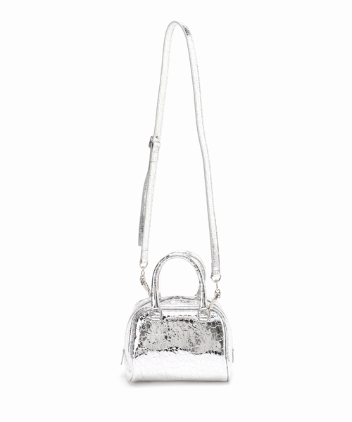 CHRISTIAN VILLA（クリスチャンヴィラ）の「【CHRISTIAN VILLA】ミニボストン（ハンドバッグ・レディース・シルバー・FREE）」の14枚目の写真