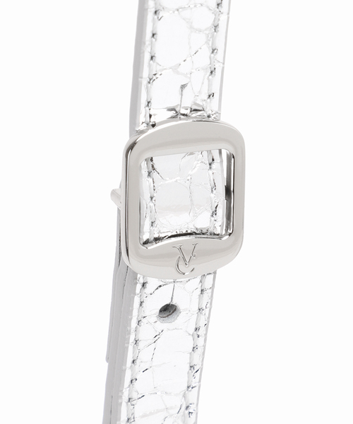 CHRISTIAN VILLA（クリスチャンヴィラ）の「【CHRISTIAN VILLA】ミニボストン（ハンドバッグ・レディース・シルバー・FREE）」の15枚目の写真