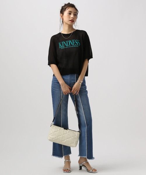 BAYFLOW（ベイフロー）の「キルティングショルダーバッグ（ショルダーバッグ・レディース・シルバー/ブラック/アイボリー・FREE）」の13枚目の写真