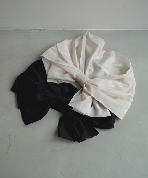 kaene（カエン）の「3wayボレロ（カーディガン/ボレロ・レディース・ブラック/オフホワイト・FREE）」の20枚目の写真