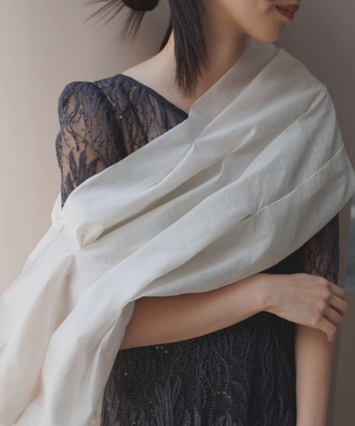 kaene（カエン）の「3wayボレロ（カーディガン/ボレロ・レディース・ブラック/オフホワイト・FREE）」の10枚目の写真