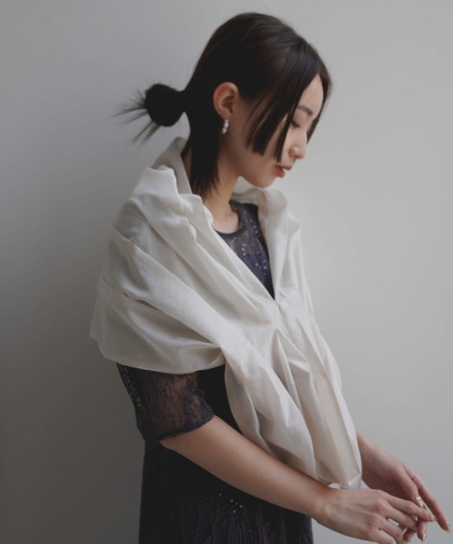 kaene（カエン）の「3wayボレロ（カーディガン/ボレロ・レディース・ブラック/オフホワイト・FREE）」の3枚目の写真