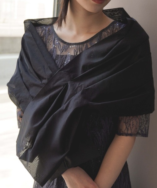 kaene（カエン）の「3wayボレロ（カーディガン/ボレロ・レディース・ブラック/オフホワイト・FREE）」の12枚目の写真