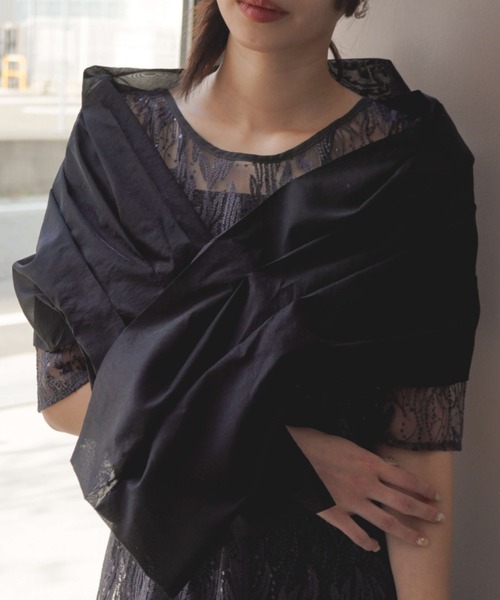 kaene（カエン）の「3wayボレロ（カーディガン/ボレロ・レディース・ブラック/オフホワイト・FREE）」の13枚目の写真