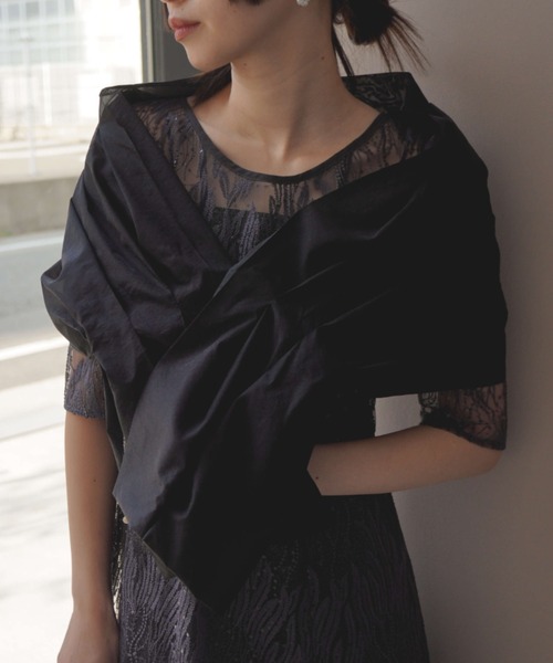 kaene（カエン）の「3wayボレロ（カーディガン/ボレロ・レディース・ブラック/オフホワイト・FREE）」の11枚目の写真