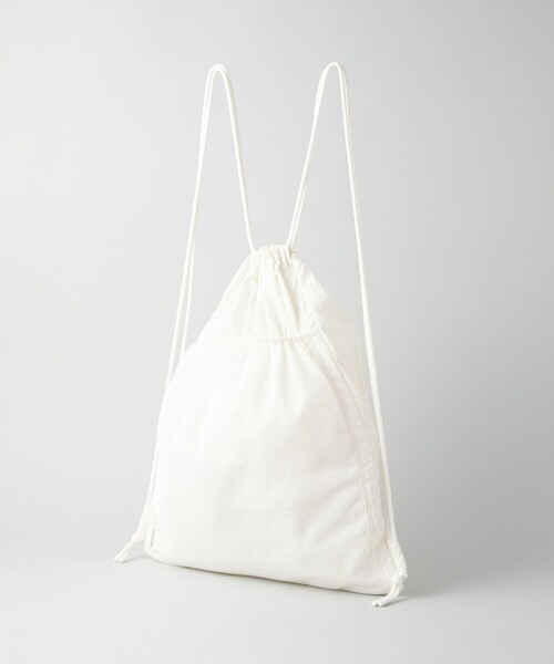 CITEN（シテン）の「＜CITEN＞メッシュコンビ ナップサック（バックパック/リュック・レディース・ブラック/シルバー/ホワイト・FREE）」の11枚目の写真