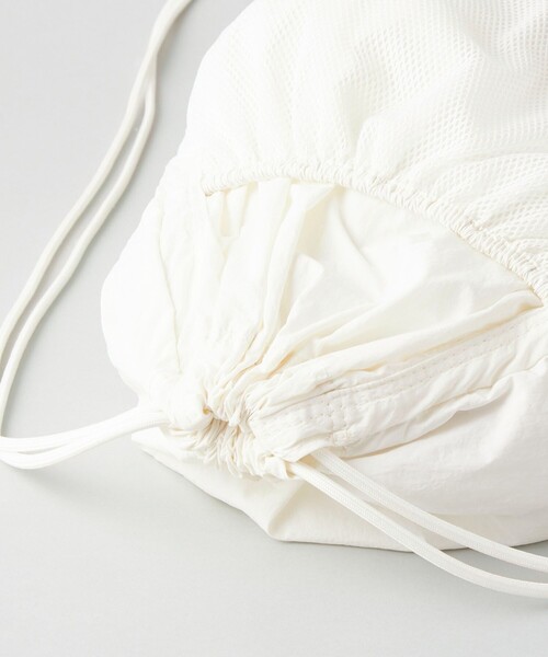 CITEN（シテン）の「＜CITEN＞メッシュコンビ ナップサック（バックパック/リュック・レディース・ブラック/シルバー/ホワイト・FREE）」の12枚目の写真